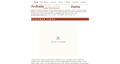 Desktop Screenshot of andradaproductions.com